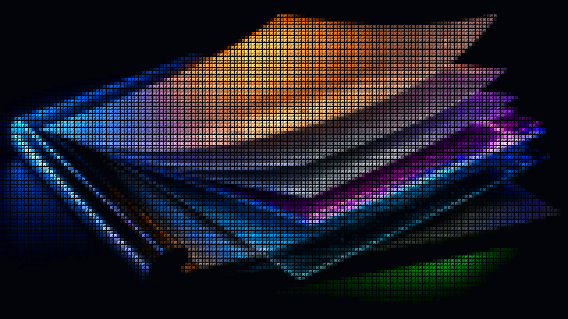 Multilingual report stack with scanline pixels